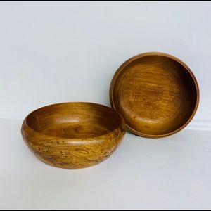 Wooden Bowl Set